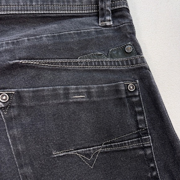 Diesel Darron Jeans Men's 34 (fits 35x32) Gray Regular Slim Tapered Stretch - Picture 8 of 16
